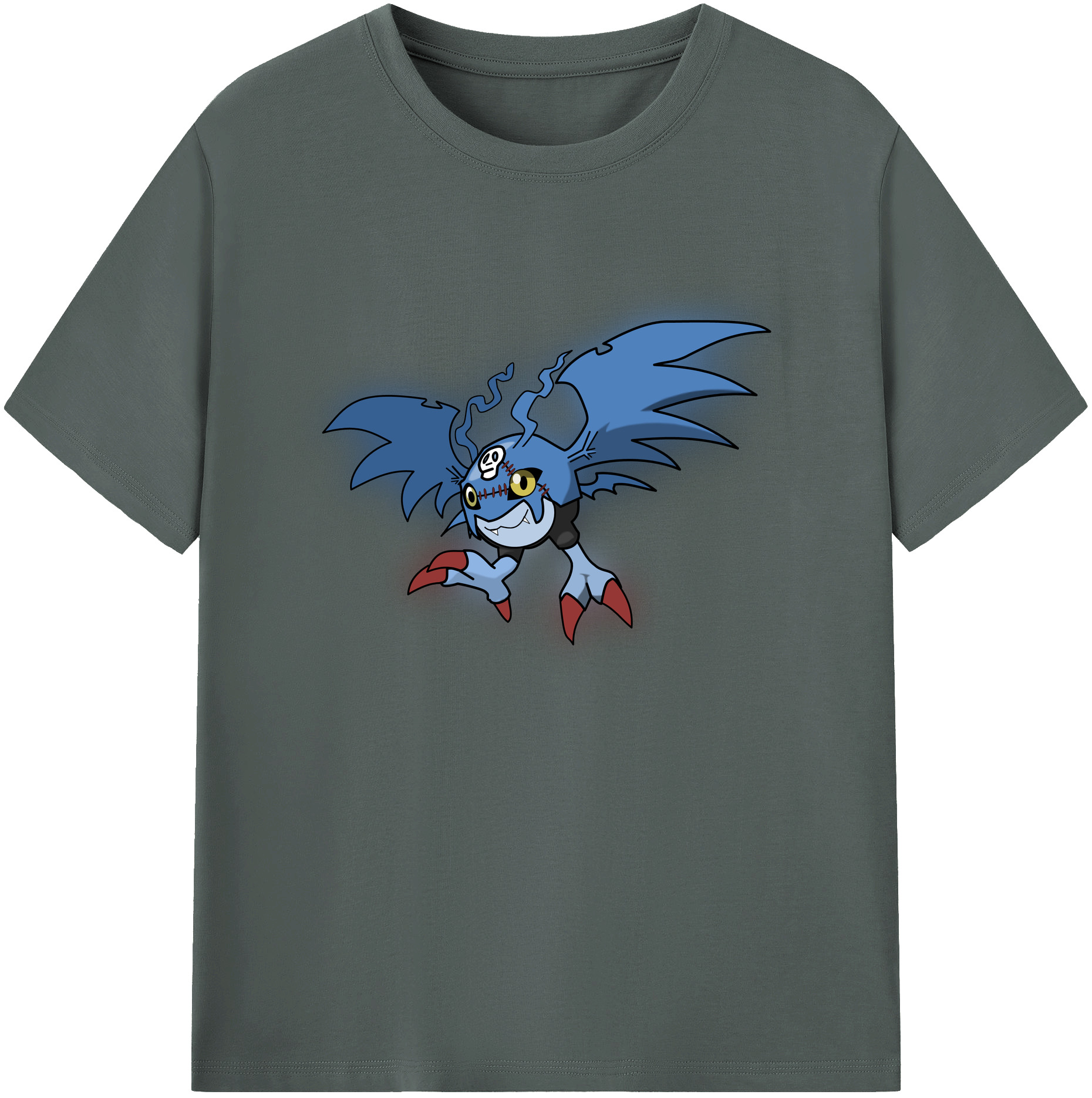 （画像用） Digimon デジタルモンスター/デジモン 綿100％ メンズ半袖Tシャツ｜肌触りやわらか＆通気性